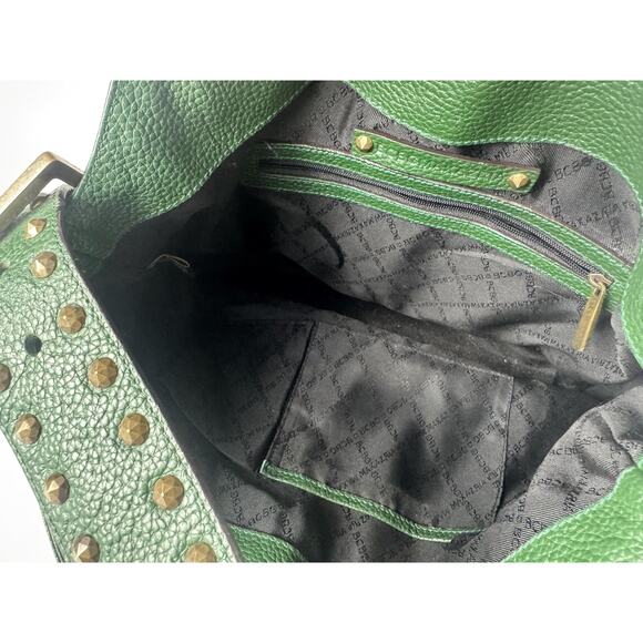 BCBGMaxAzria Green Studded Shoulder Bag - Picture 13 of 13